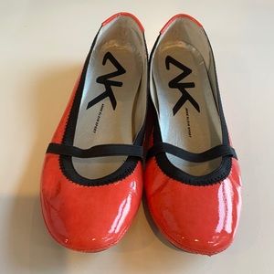 Anne Klein Flats in Bright Coral